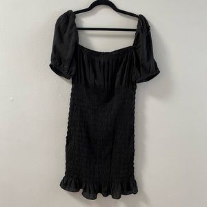 BLACK BODY CON DRESS